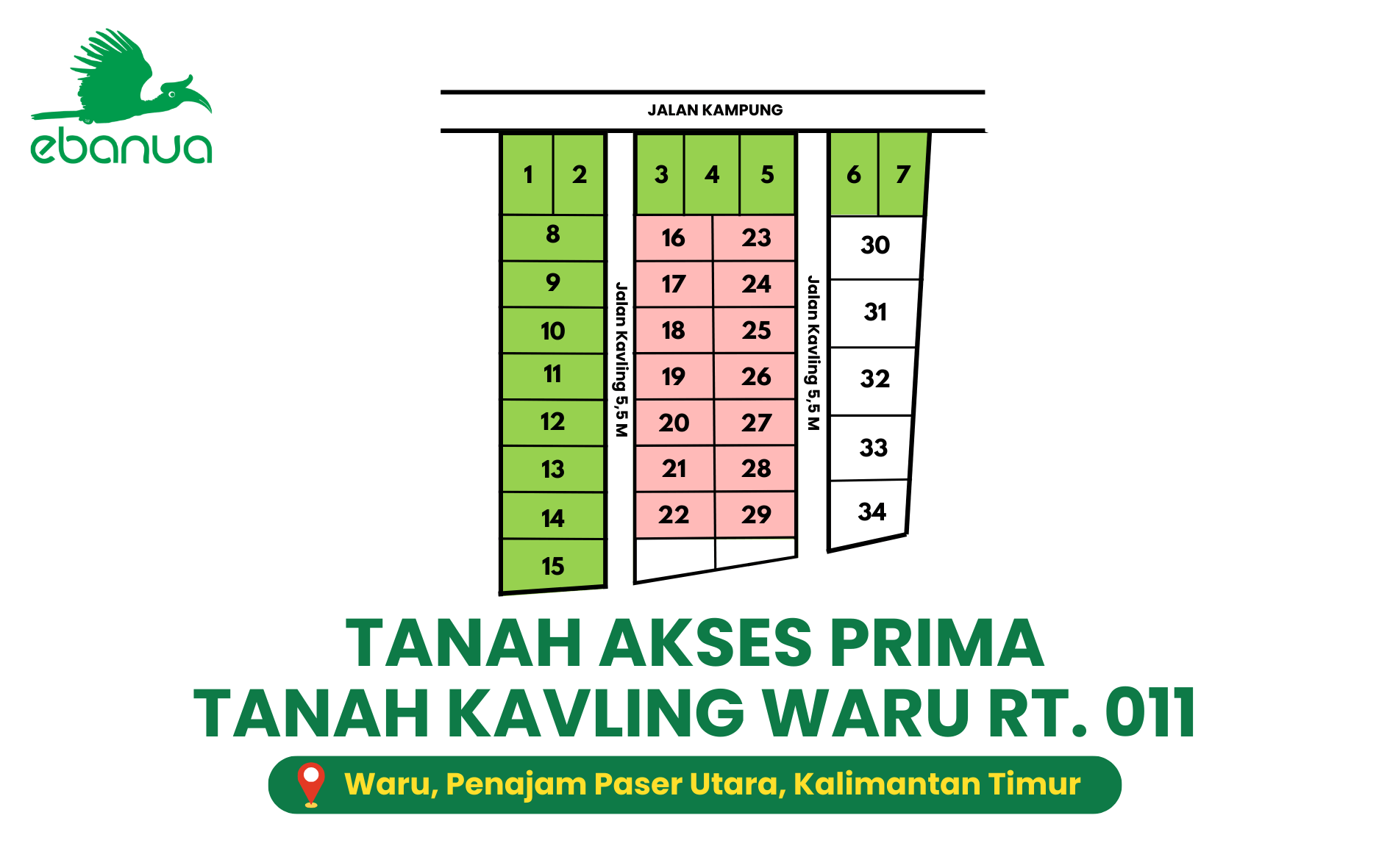 TANAH KAVLING WARU RT. 11